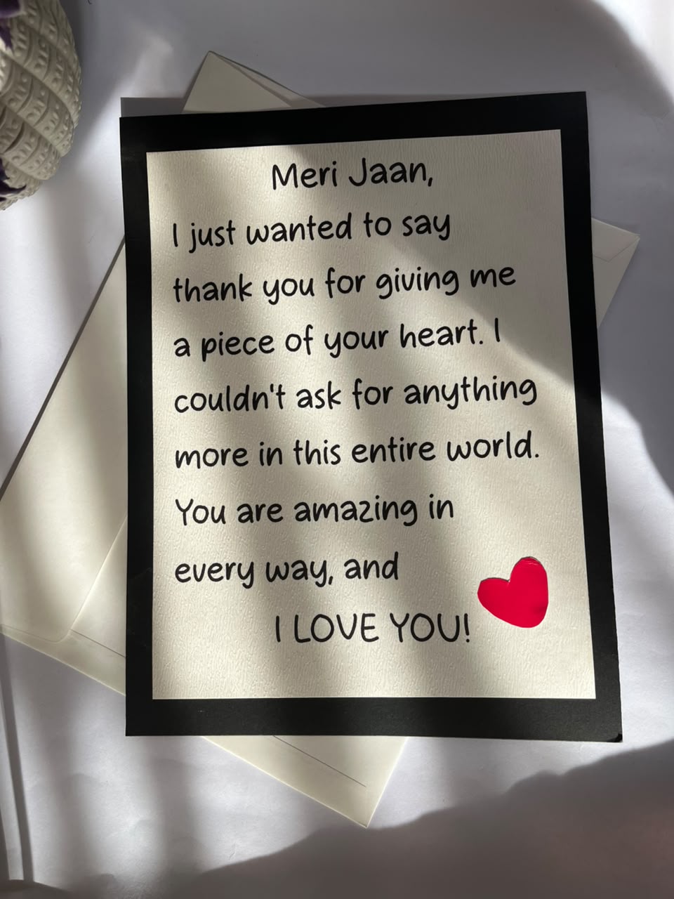 Love Note for Your Loved One | Greeting Card