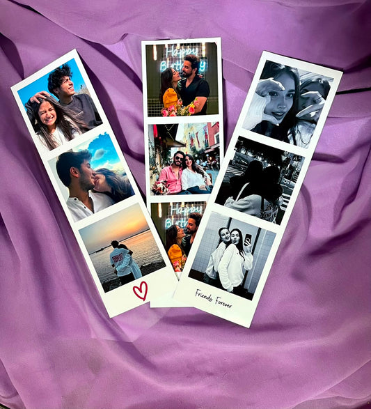 3 Customized Polaroid Strips | Personalized Photo Gift | No COD Available