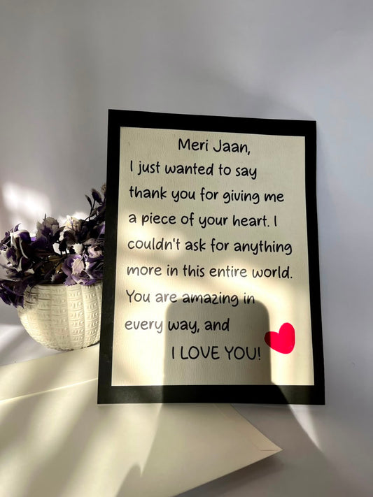 Love Note for Your Loved One | Greeting Card