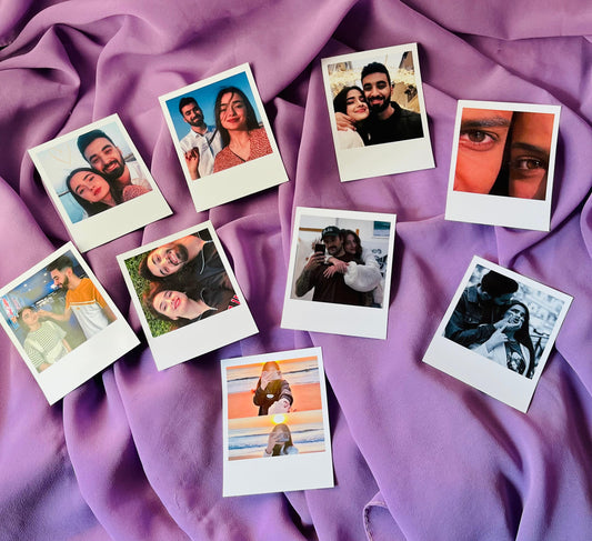et of 10 Customized Polaroid Photos | 2.5 × 3.5 Inches | No COD Available