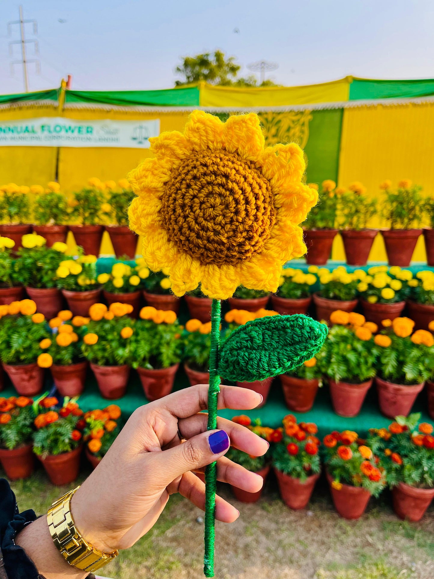Crochet Sunflower – A Forever Bloom Gift for Your Loved Ones