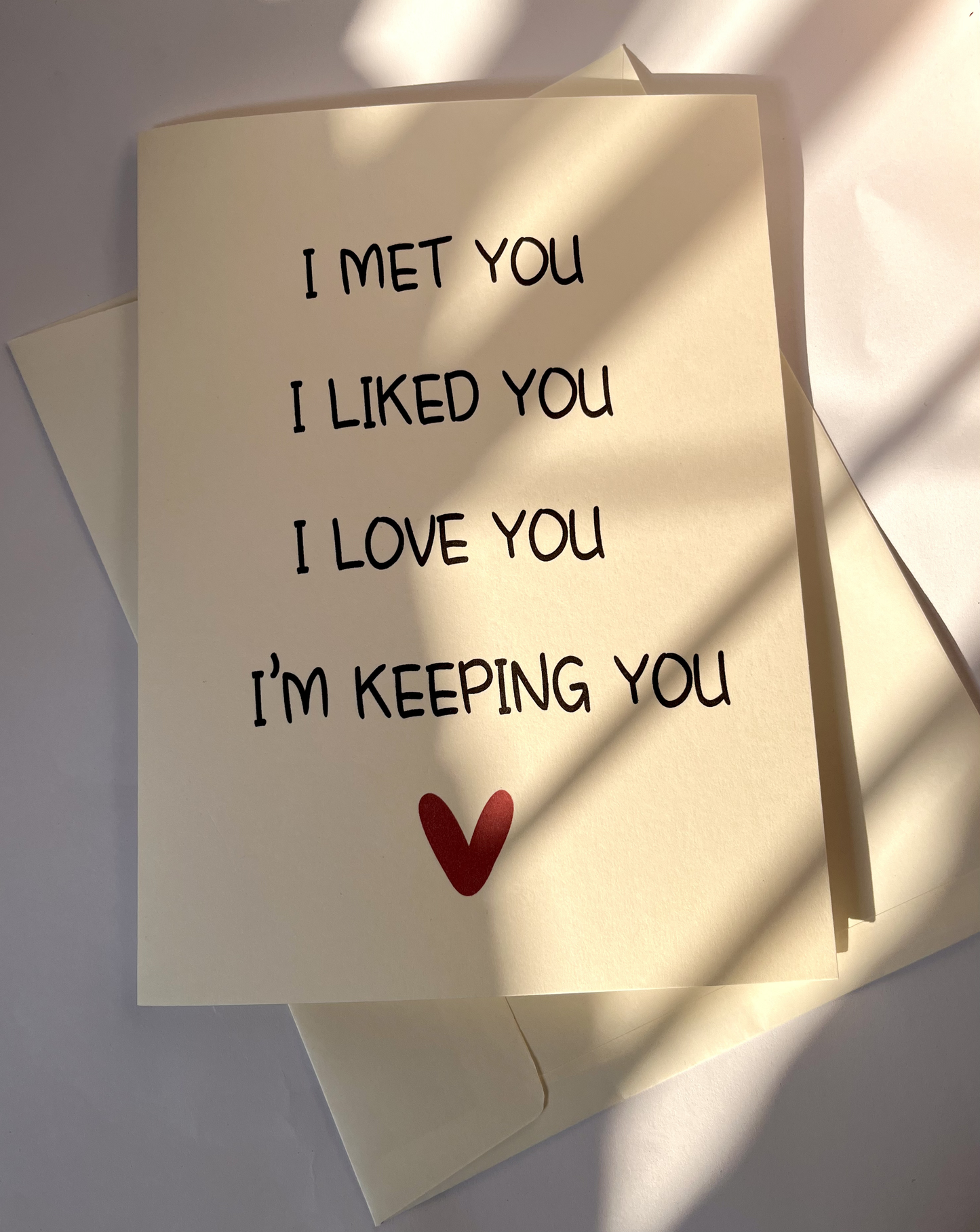 I'm Keeping You | Illustrated Greeting Card