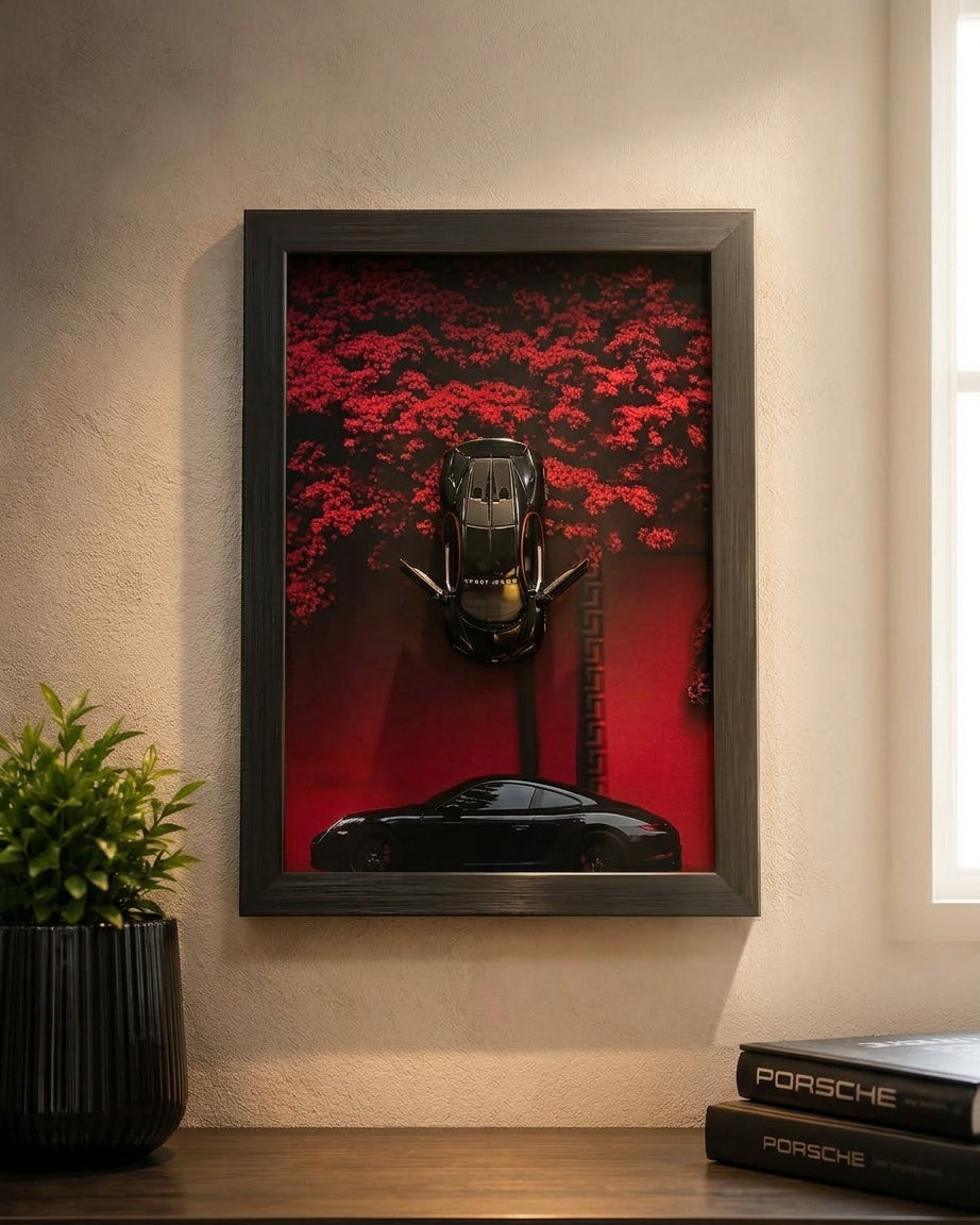 Bugatti Chiron — 3D Die-Cast Metal Car Frame